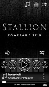 Screenshot Poweramp skin Stallion v1.34
