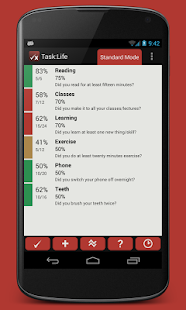 Task:Life Performance Tracker