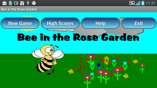 Bee in the Rose Garden