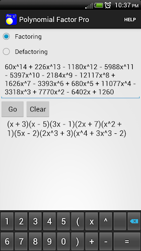 【免費教育App】Polynomial Factor Pro-APP點子