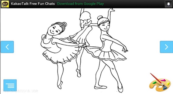 Cute Ballet Coloring