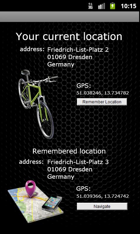 Where is my car? Screen 2