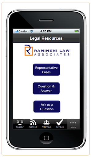 【免費商業App】Ramineni Law Associates-APP點子