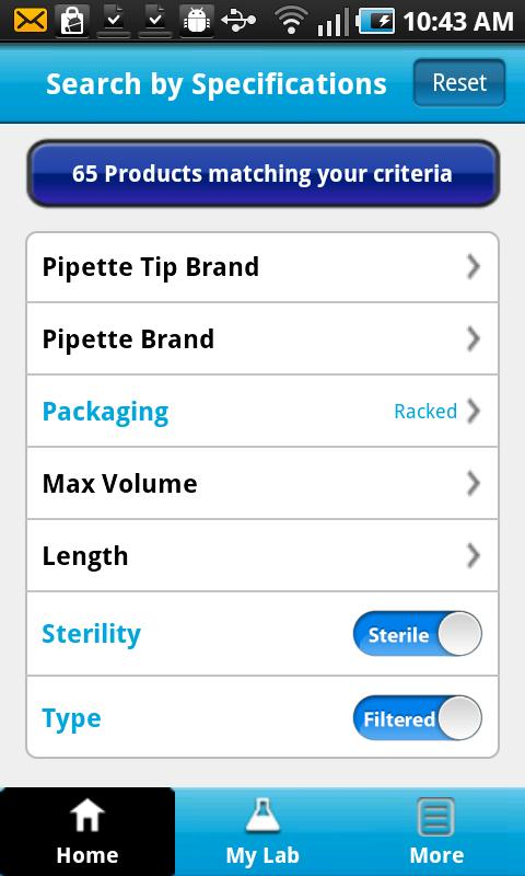   Pipette Tips – Capture d'écran 