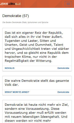 Demokratie Zitate