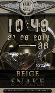 How to get beige snake digital clock lastet apk for android