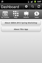 GEDA 2012 Spring Workshop poster 1