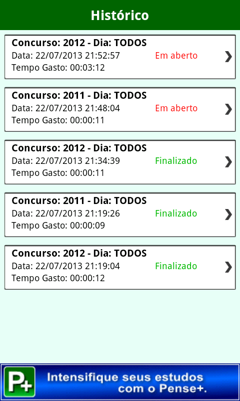 Pense+ (ENEM) - screenshot