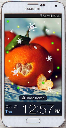 Tangerines live wallpaper