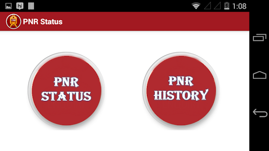 PNR STATUS Screenshots 1
