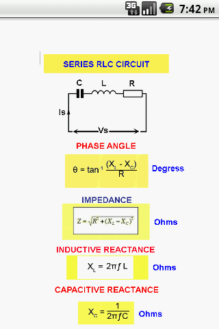 Electricity-Series RLC