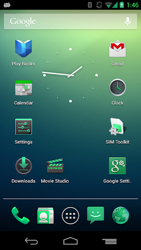 AOKP CM10.1 Holo Green Theme