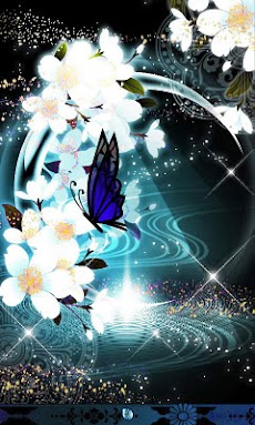 雪月花 桜と瑠璃蝶 きせかえテーマ Androidアプリ Applion