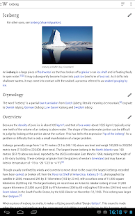 Wikipedia - screenshot thumbnail