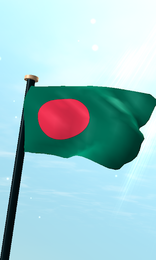 孟加拉国旗3D动态壁纸