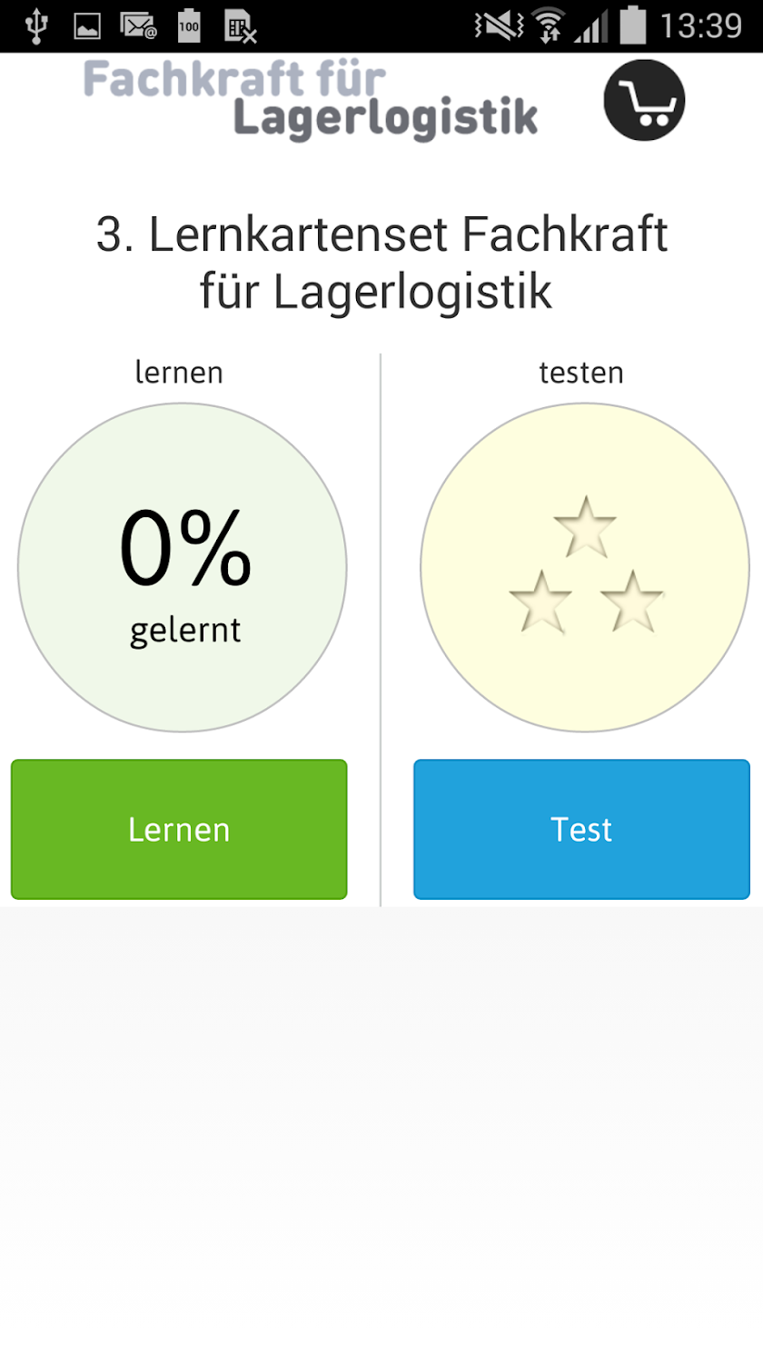 Lagerlogistik Prüfung Screen 3