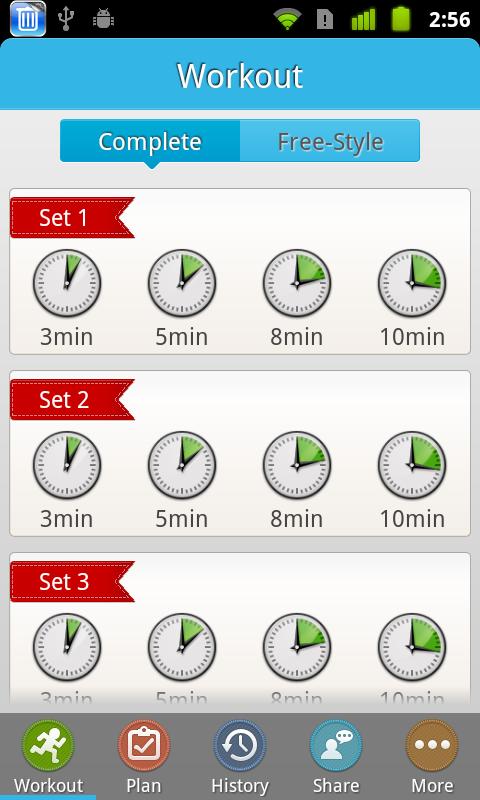 Ladies Home Workout Screen 3