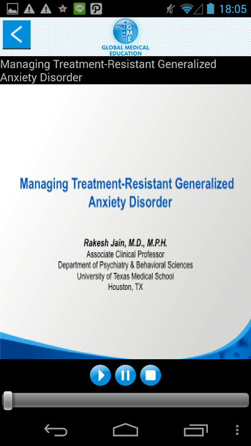 Android application Global Medical Education screenshort