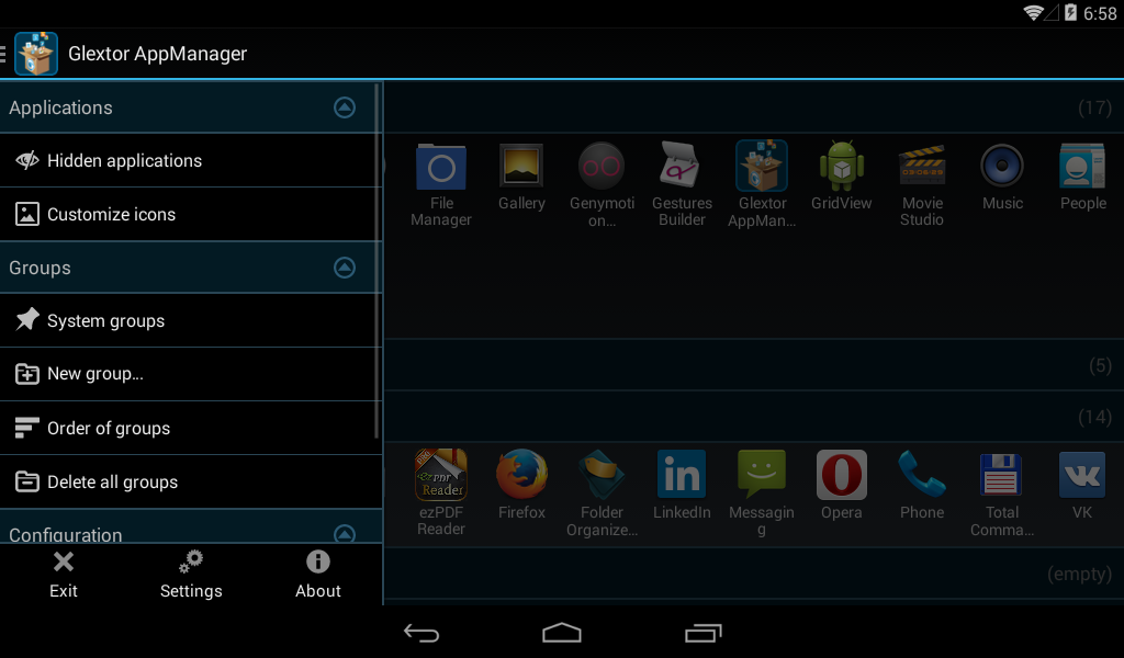 Glextor AppManager & Organizer Android Apps on Google Play