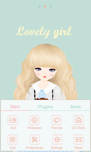 How to get Lovely Girl GO Launcher Theme patch v1.0 apk for bluestacks