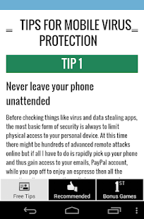 Free Tips Virus Protection