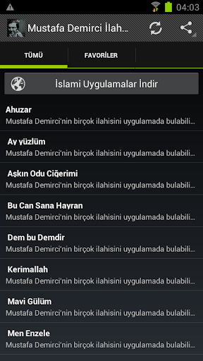 【免費音樂App】Mustafa Demirci İLAHİLERİ-APP點子