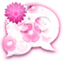 GO SMS THEME|PastelFlowers logo