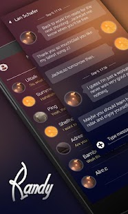 Lastest (FREE) GO SMS PRO RANDY THEME APK for Android