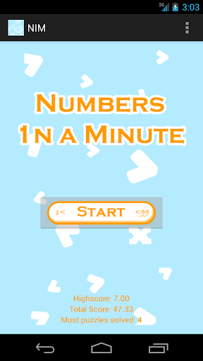 NIM - Numbers In a Minute