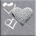 Contemporary Silver Hearts logo