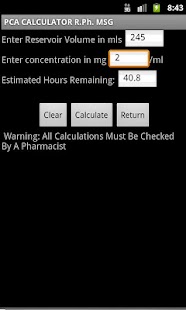 PCA CALCULATOR Screenshots 2