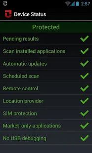  Zoner Mobile Security – Vignette de la capture d'écran  