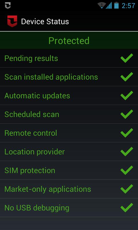    Zoner Mobile Security- screenshot  