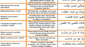 Doa Qunut Dan Artinya