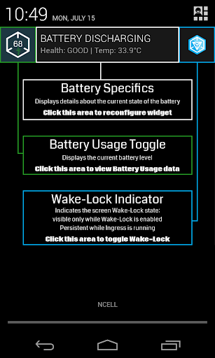 Ingress Battery Widget