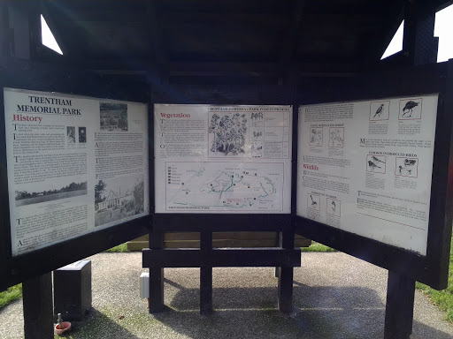 Trentham Memorial Park History Board
