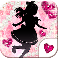かわいいきせかえ壁紙 ゴージャスな黒とピンクのアリス Androidアプリ Applion