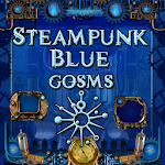 Blue Steampunk GoSMS Pro Theme Apk