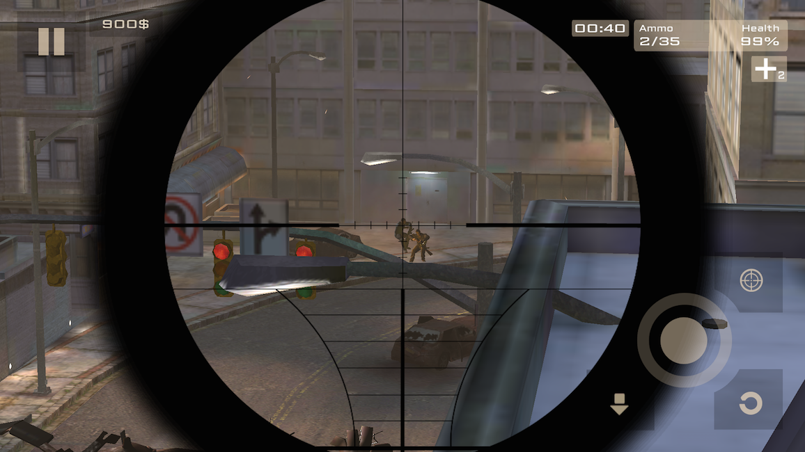   City Sniper Shooting 3D: captura de tela 