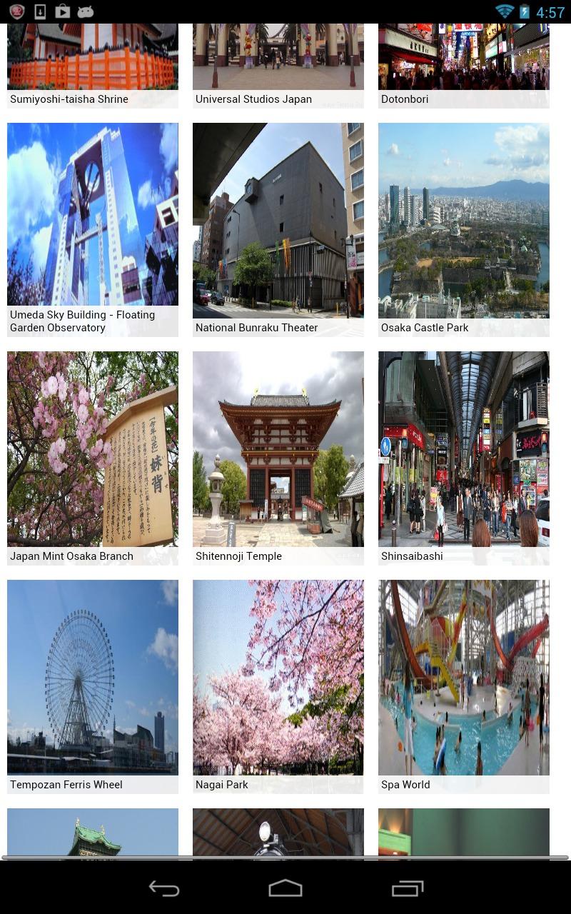 Osaka Offline Travel Guide Screen 2