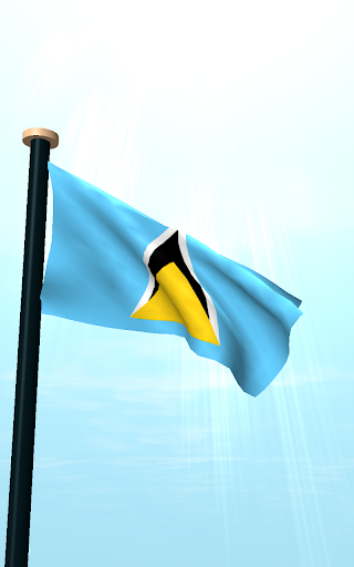 免費下載個人化APP|Saint Lucia Flag 3D Free app開箱文|APP開箱王