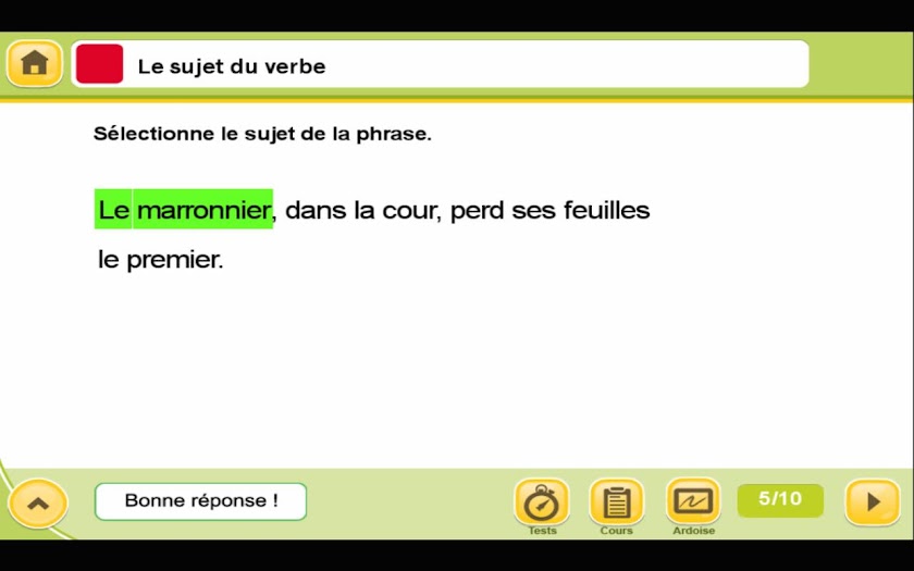 ExoNathan Français 5e Screen 2