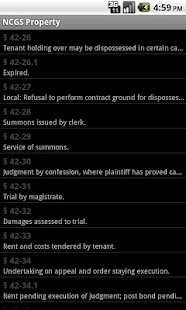 Free NC General Statutes - Property APK for Android