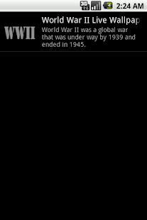 Free Download World War II Live Wallpaper APK