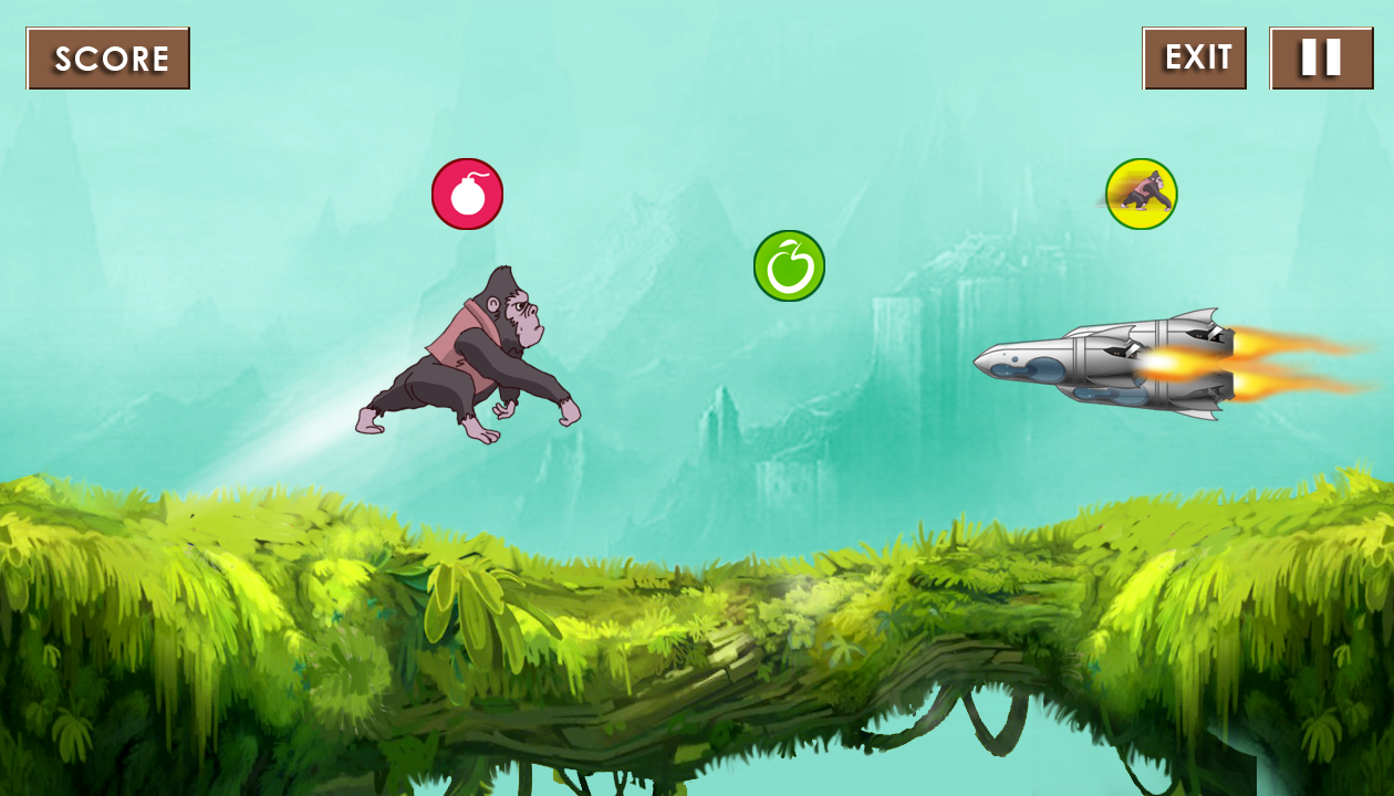 Apes On Jungle Planet - screenshot