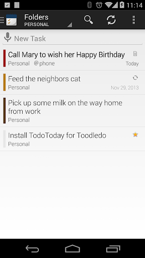 TodoToday Pro for Toodledo