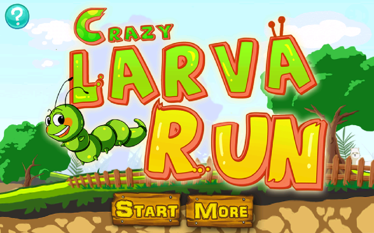 Crazy Larva Run - screenshot