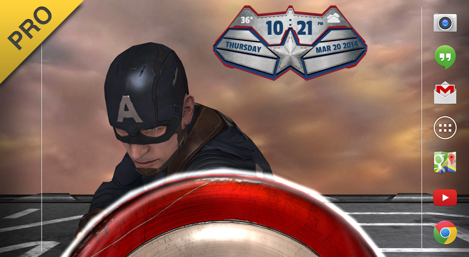 Captain America: TWS Live WP - screenshot