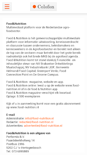 【免費新聞App】Food & Nutrition-APP點子