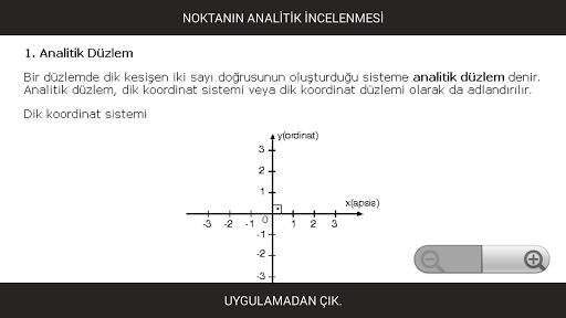 Noktanın Analitik İncelenmesi